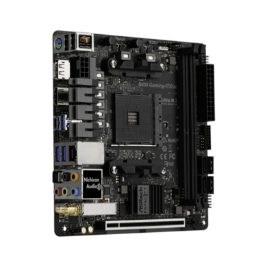ASROCK AMD B450 GAMING-ITX/AC B450 Mini ITX Motherboard - Laptops